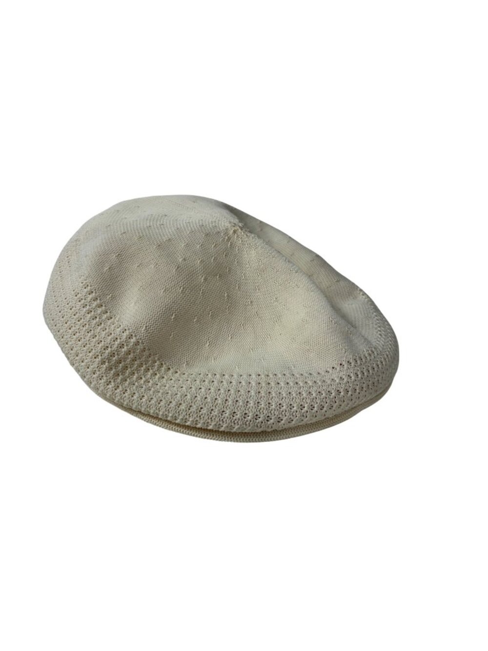 Kangol Tropic Ventair 504 Cream Knit Flat Cap Men’s OS